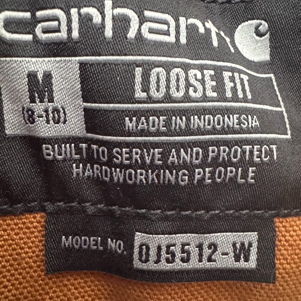 Preloved, Carhartt Women’s Loose Fit Tan Field Jacket - Picture 3 of 10